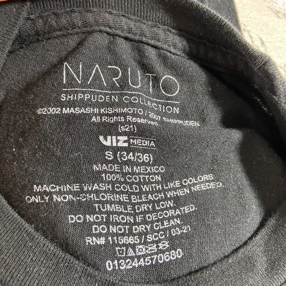 Vintage Naruto Shippuden Collection Ichiraku Ramen Shop T shirt 2002 Anime - Picture 7 of 7